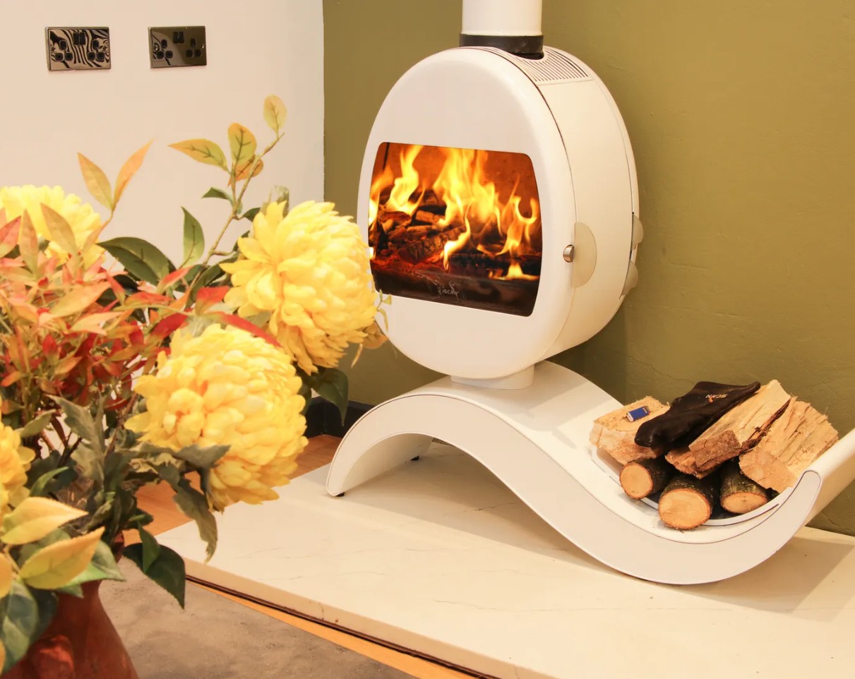 This cottage has a fab wood burner