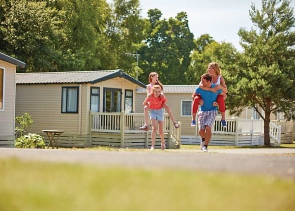 Family enjoying their day out at Oakdene Forest