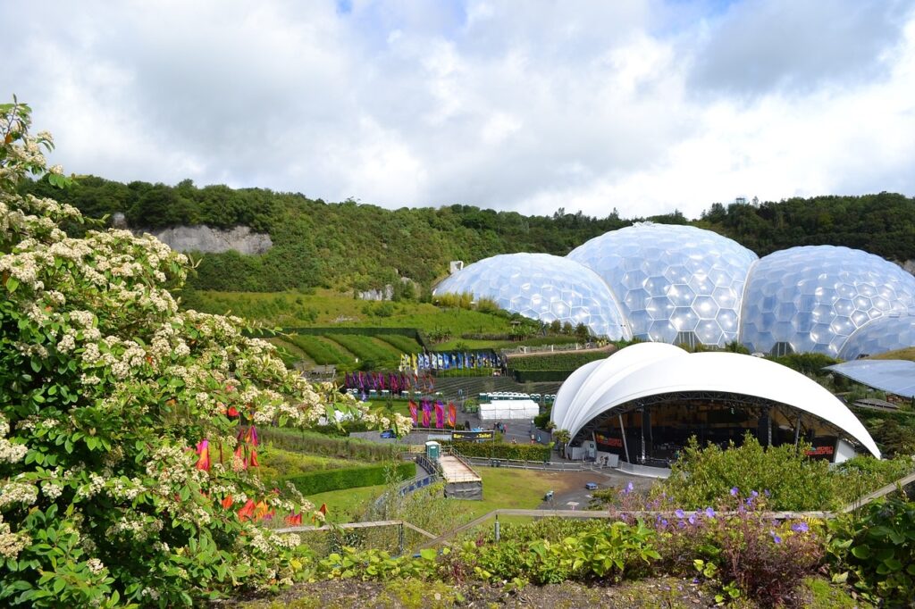The popular Eden Project attraction