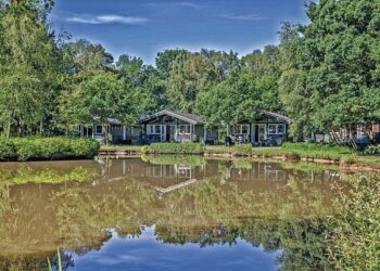 Fishing Lodge near the lake in Yorkshire