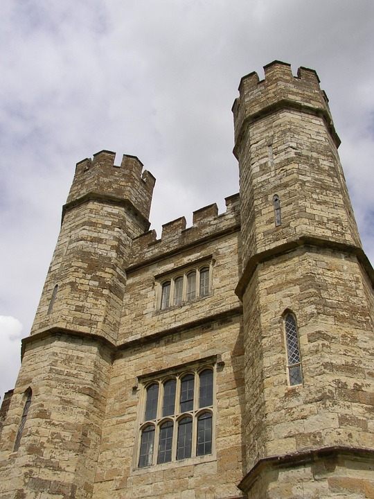 Imposing Leeds Castle in Kent