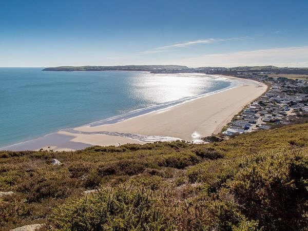 Llanbedrog beach