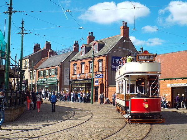 Tram at Beamish Museum