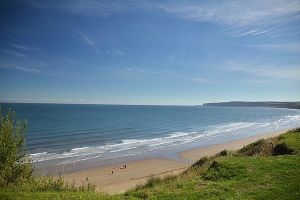 Stunning coastal view in Filey