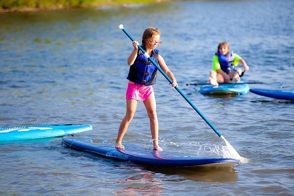 paddleboarding at Ramsgate