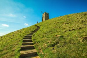 Visit Glastonbury tor during your lodge break