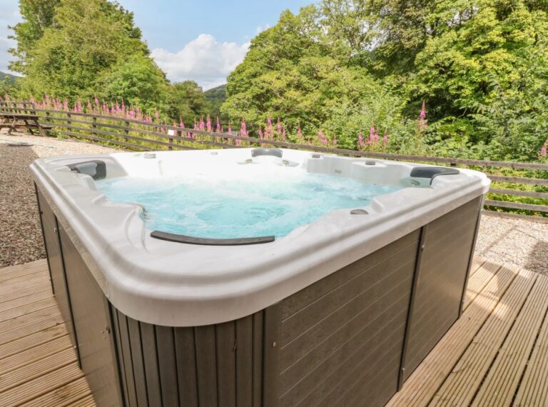 Superb views from the hot tub