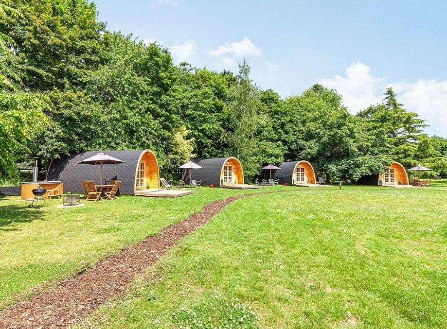 Glamping pods near Colchester Zoo