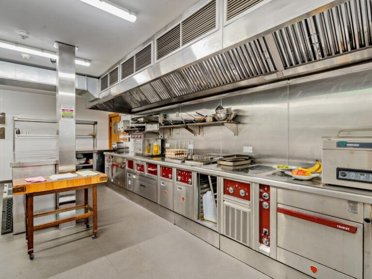 A huge kitchen for HUGE feasts