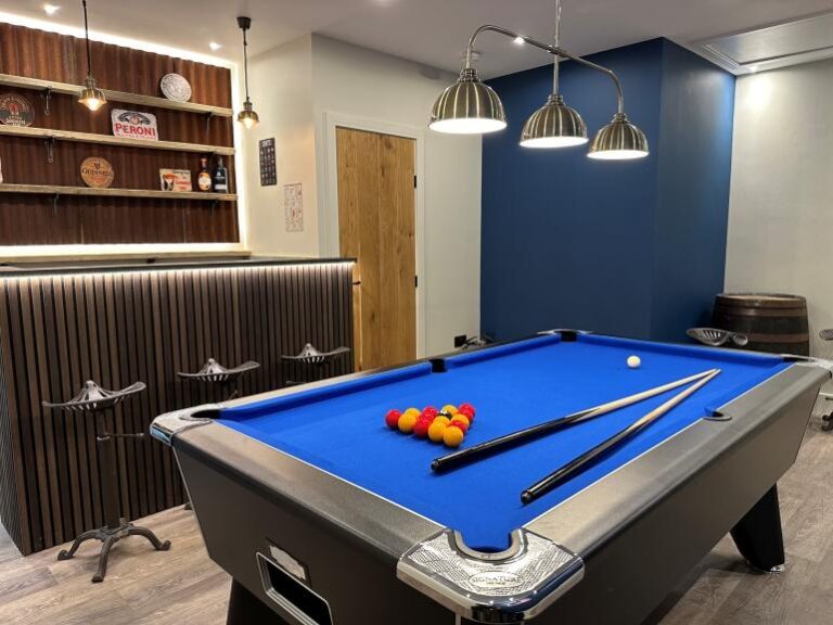 A drink and a game of pool?